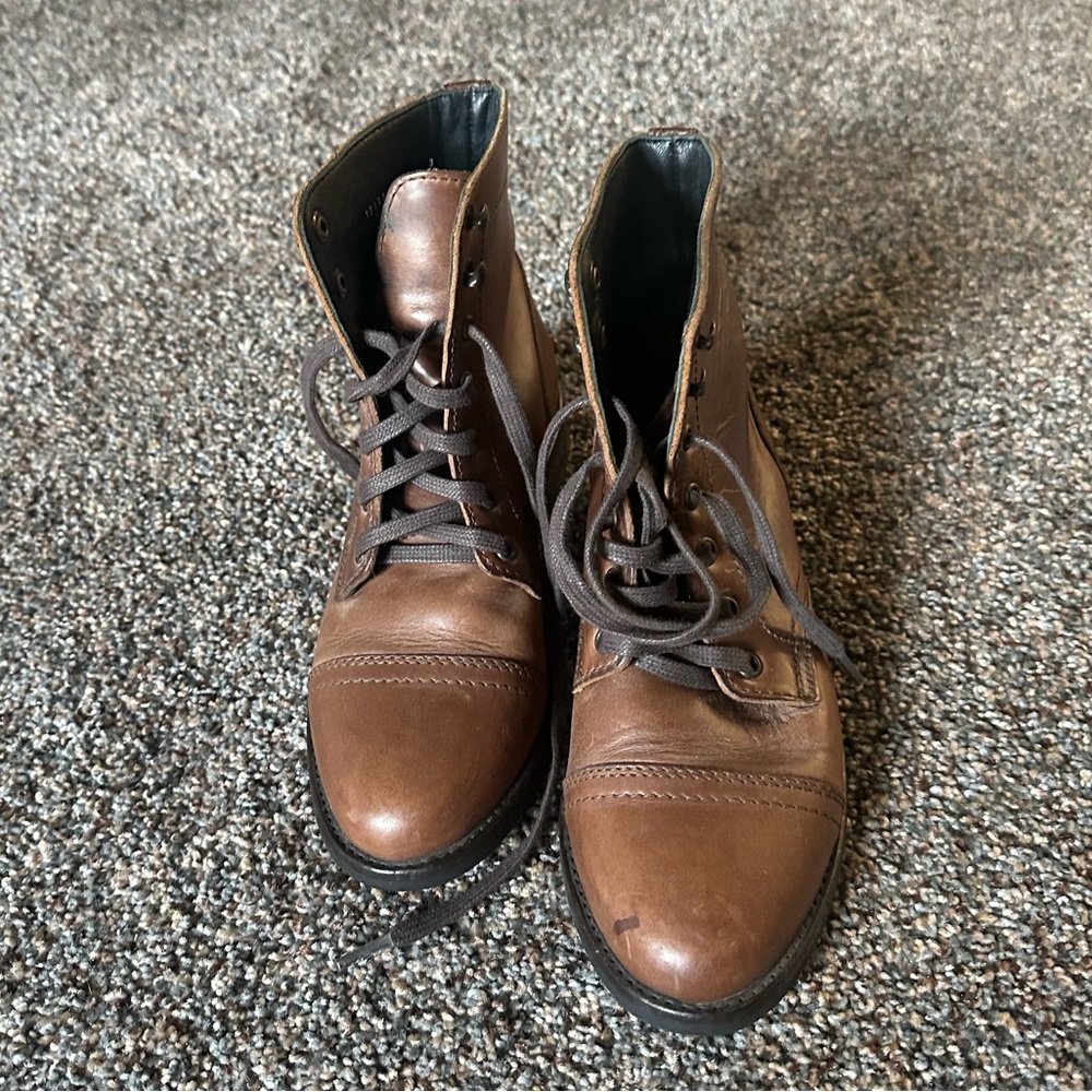 Women’s lace up boot. Thursday boot company
